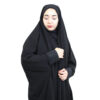 Tchador noir islamique arabe Hijab pour femmes et prière - Yaman