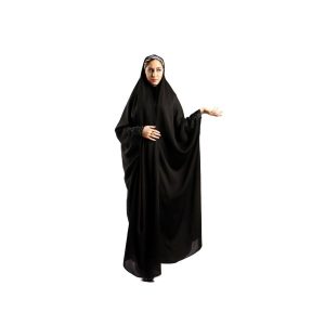 Tchador noir islamique arabe Hijab pour femmes et prière – Rina