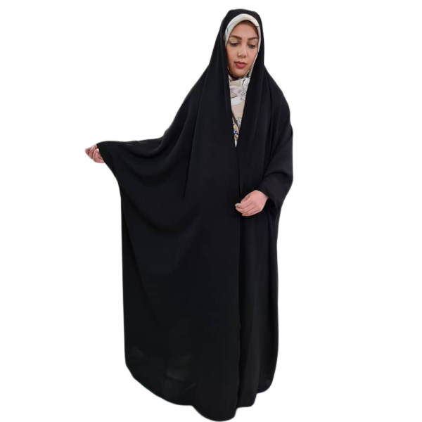 Tchador noir islamique arabe Hijab pour femmes et prière - Taras