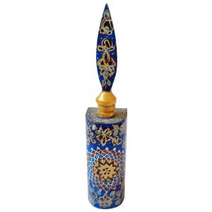 Porte-Khol Persan en Os de Chameau Bleu