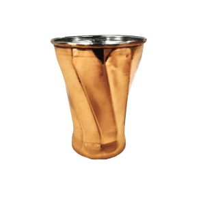 Tasse persane en cuivre – Fabriquée à la main avec anse pour boissons froides – Martelée Ayne