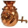 Samovar de thé en cuivre persan pour cuisinière Modèle Pich