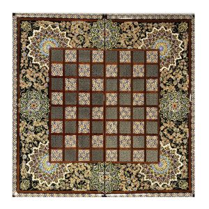 Plateau de Jeu d’Échecs en Marqueterie Persane Modèle Dorna