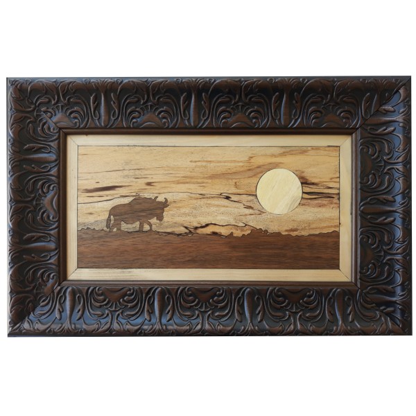 Art en Marqueterie de Bois - Le Buffle Artistique