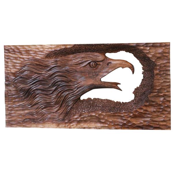 Art Mural en Bois Sculpté Modèle Oghab