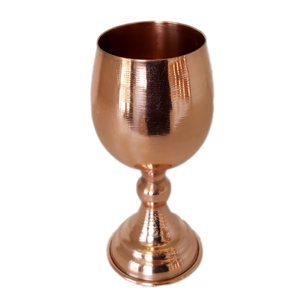 Verres à vin en cuivre persan faits à la main - Modèle martelé Pasargad