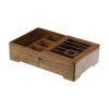 Boîte de Rangement pour Sachets de Thé en Bois avec Chauffe-Sachet Herbal I