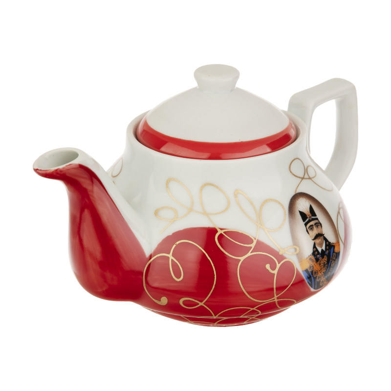 Théière de service Shah Abbasi avec design traditionnel persan Qajar