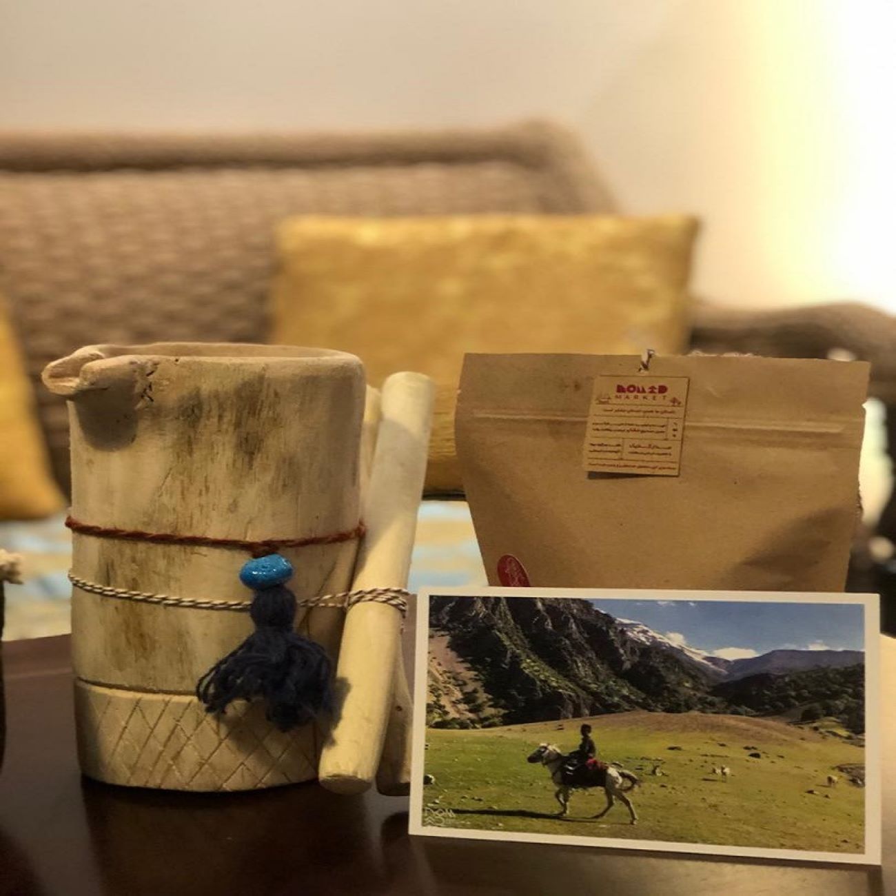 Teghar en bois – Modèle « Kashk Sab » Serco