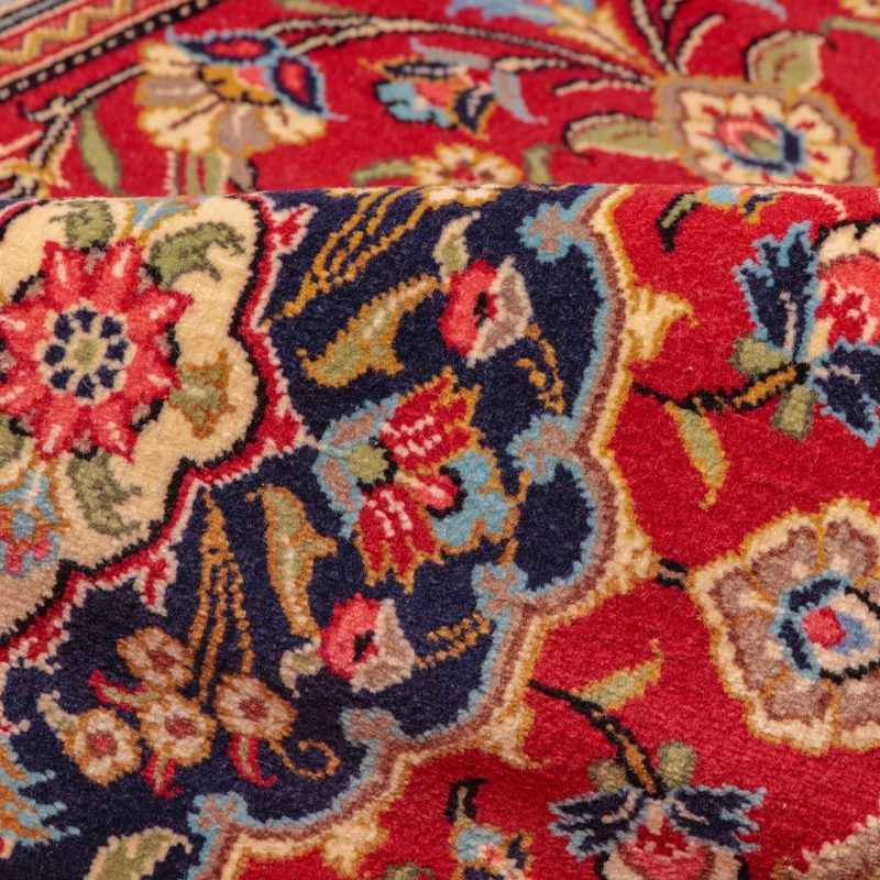 Tapis persan runner noué à la main 2 mètres modèle Nafas Qom