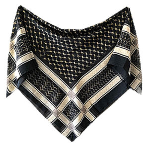 Black Arabic Scarf for Women – Model Atlas