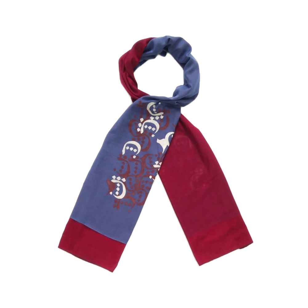 Châle imprimé perse pour femme – Calligraphie artistique légère Aseman