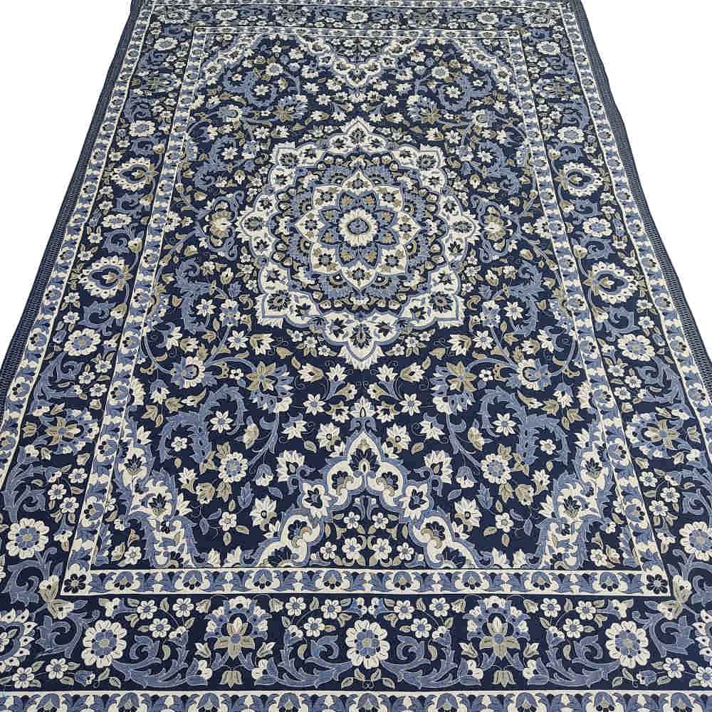 Grand tapis de sol intérieur de style bohème persan Golnar