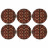 Sets de table marron en tissu Sous l'assiette – Modèle Sayeh