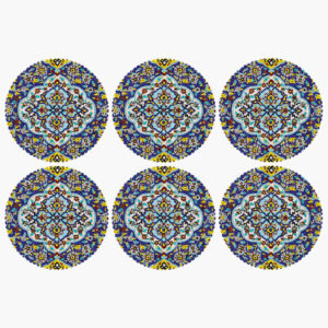 Set de sets de table en tissu Sous l’assiette – Modèle Kaashi