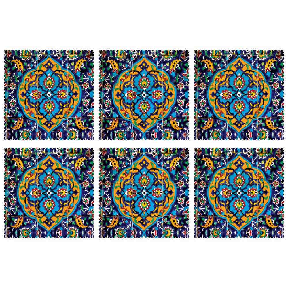 Set de sets de table en tissu Sous l'assiette – Modèle Vesal