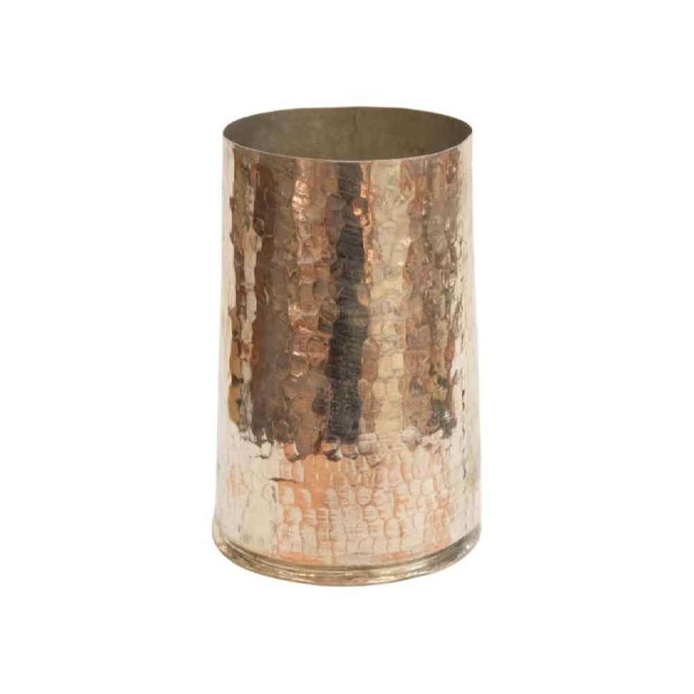 Vase décoratif persan en cuivre martelé fait main Minimal
