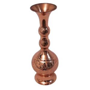 Vase décoratif persan en cuivre martelé fait main Raaz