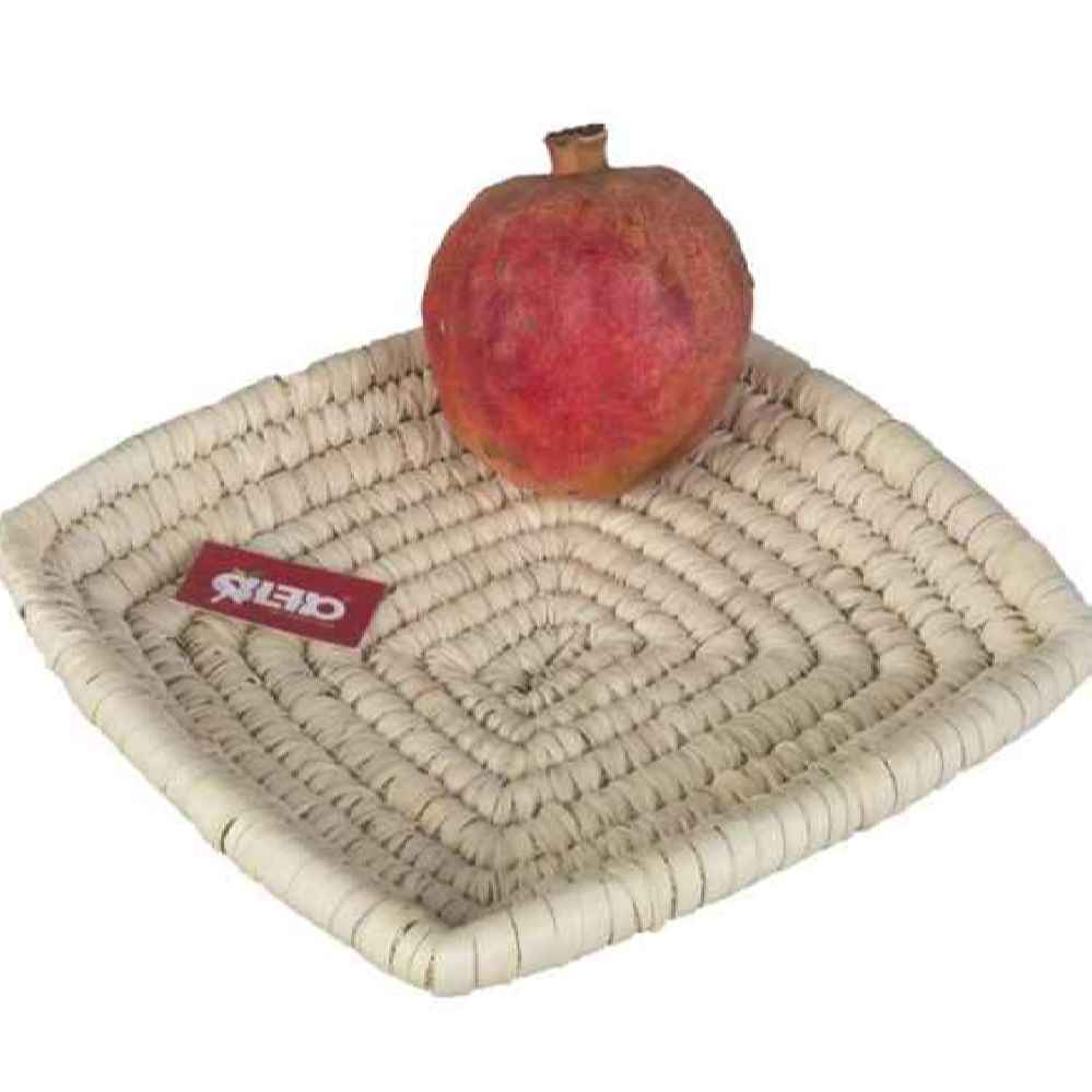 Panier en feuille de palmier tissé à la main persan modèle Tanaz