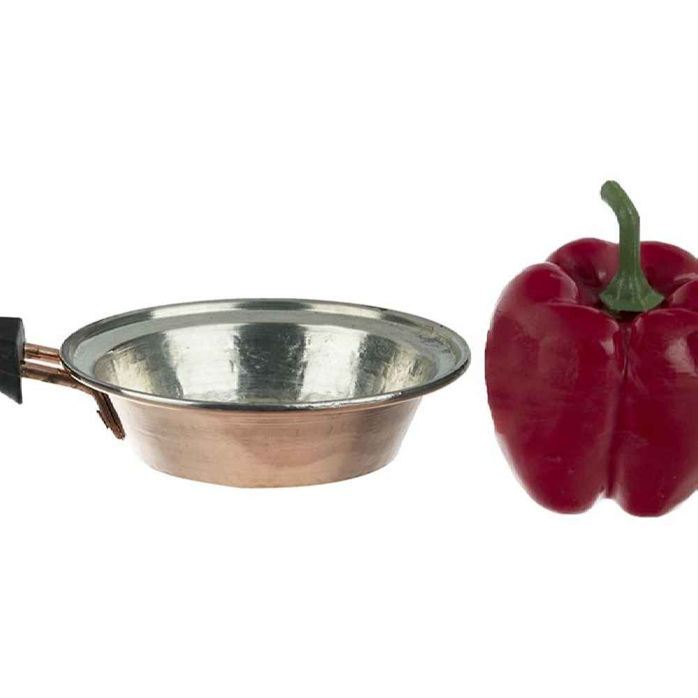 Poêle à frire en cuivre persan fait main – Modèle Ghalamzani