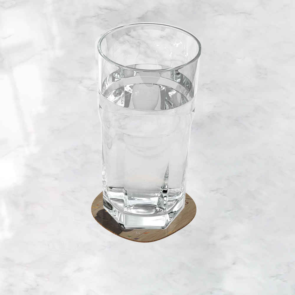 Ensemble de sous-verres inspiré de la calligraphie persane Jahan