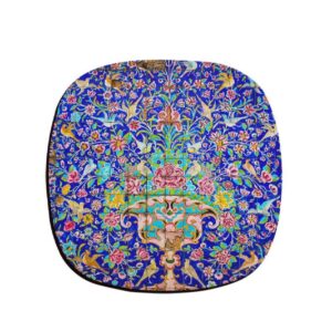 Ensemble de Dessous de Verre avec Motif Artistique d’Inspiration Persane Sonati