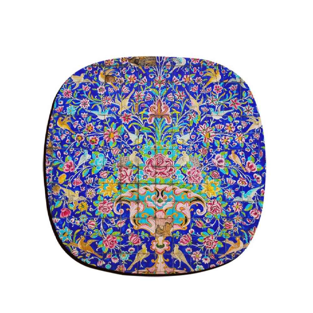 Ensemble de Dessous de Verre avec Motif Artistique d'Inspiration Persane Sonati