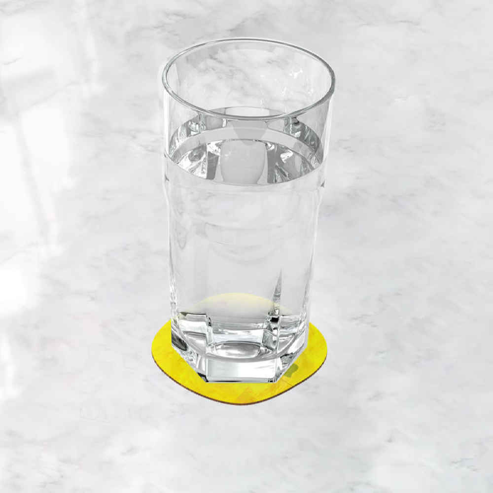 Ensemble de sous-verres inspiré de la calligraphie persane Gomaan