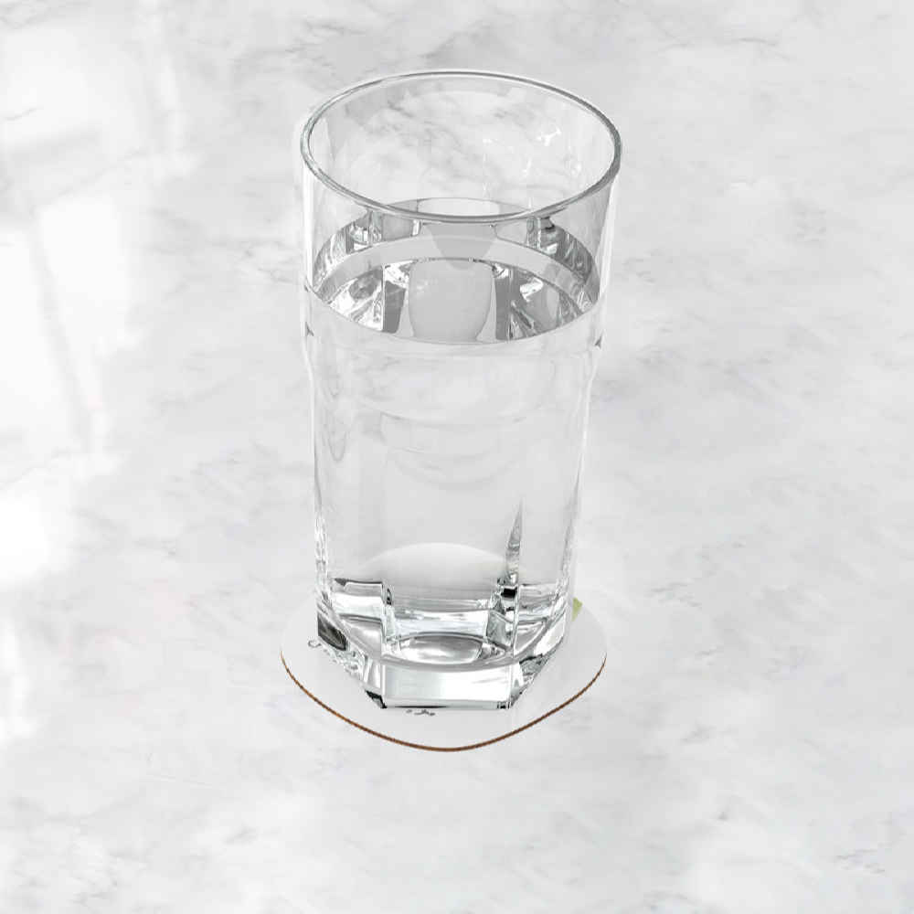 Ensemble de sous-verres inspiré de la calligraphie persane Hamsafar