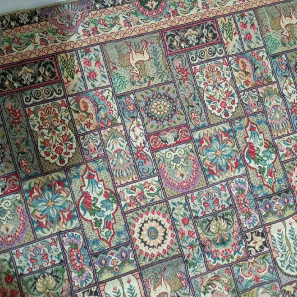 Grand tapis de sol intérieur de style bohème persan Kooch
