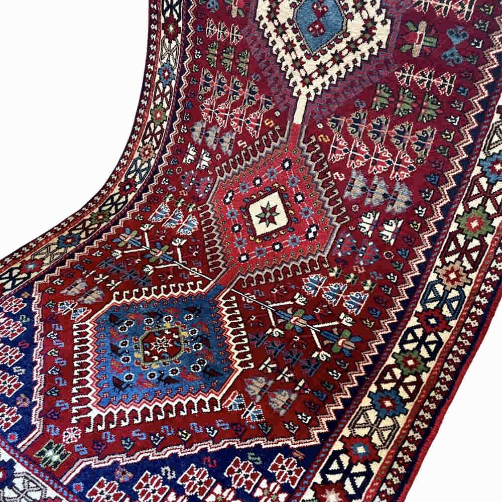 Tapis persan tribal runner noué à la main modèle Arsalan