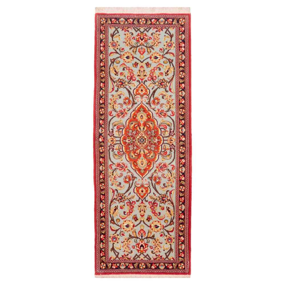 Tapis persan runner noué à la main Médaillon Aseman Qom