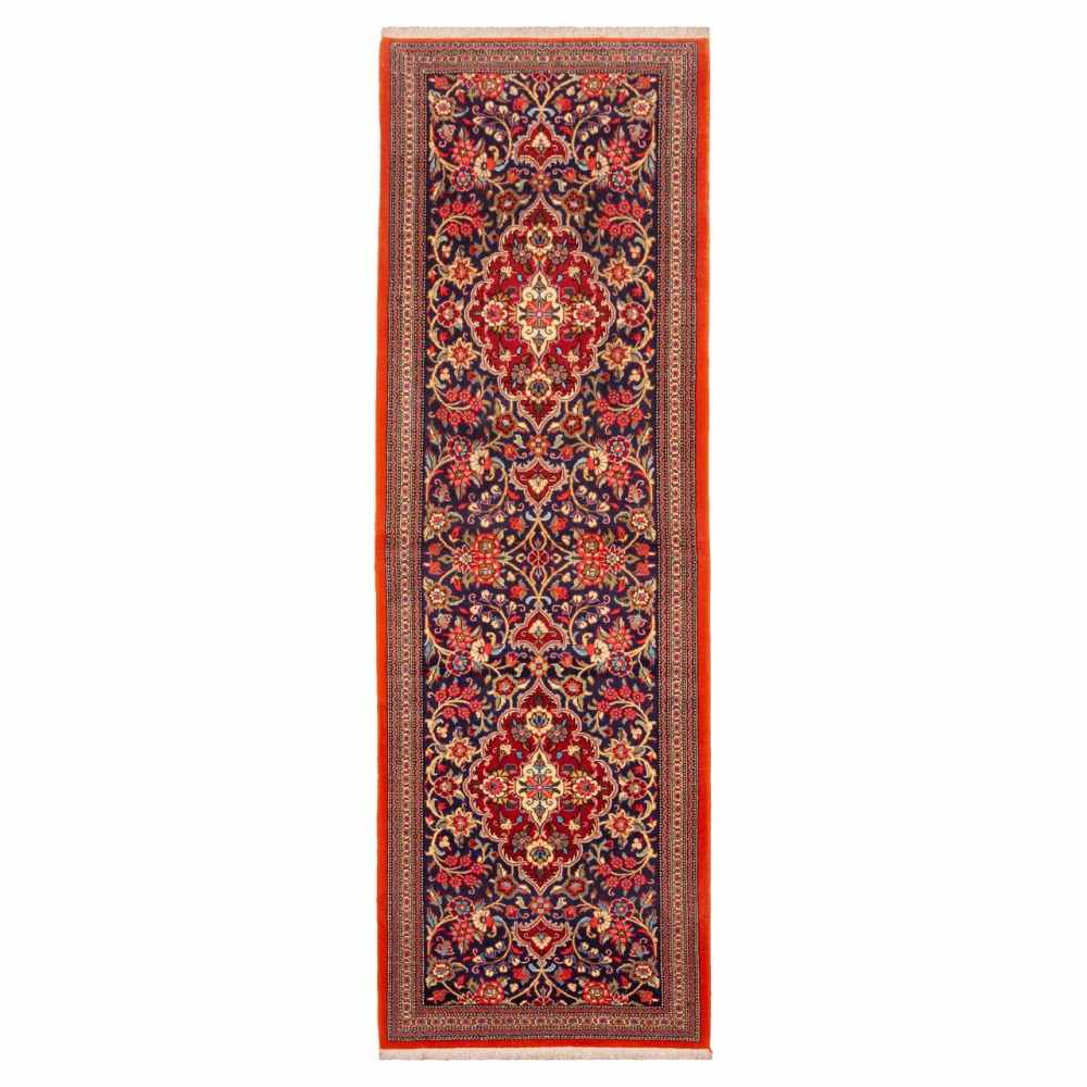 Tapis persan runner noué à la main modèle Sahra Qom