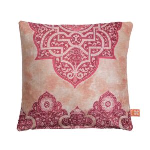 Housse de coussin en velours persan – Design Rose (Set de 2)