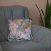 Housse de coussin en velours persan - Design Calligraphie Noire (Set de 2)