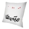 Housse de coussin en velours persan - Design Typographie (Set de 2)