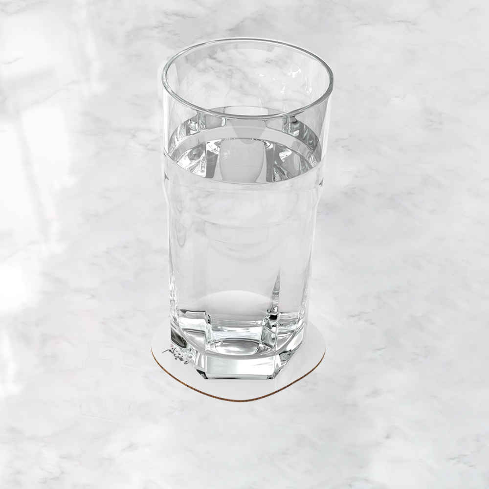 Ensemble de sous-verres inspiré de la calligraphie persane Curly