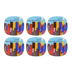 Ensemble de sous-verres inspiré de la calligraphie persane Shahr