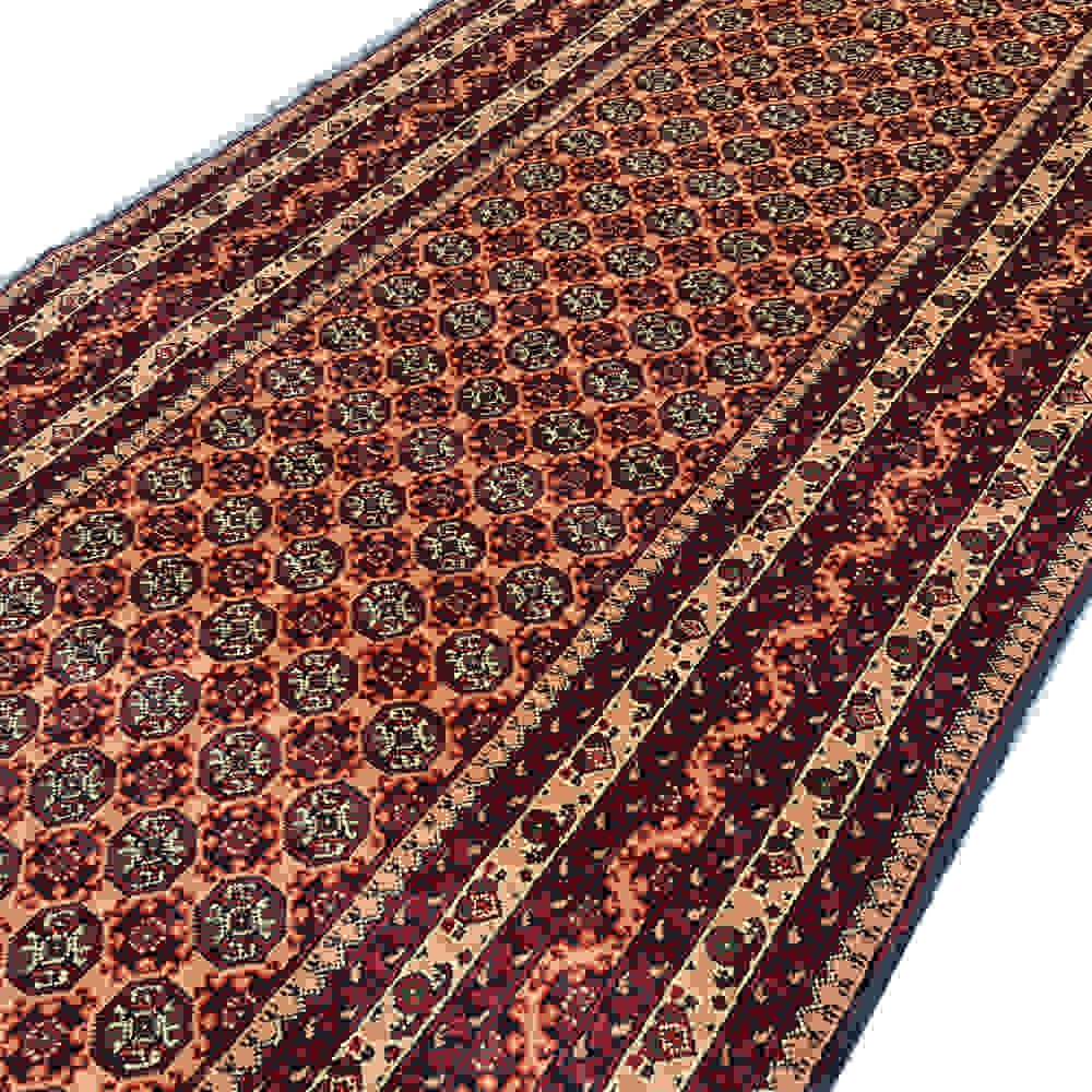 Tapis persan tribal runner noué à la main modèle Kamand
