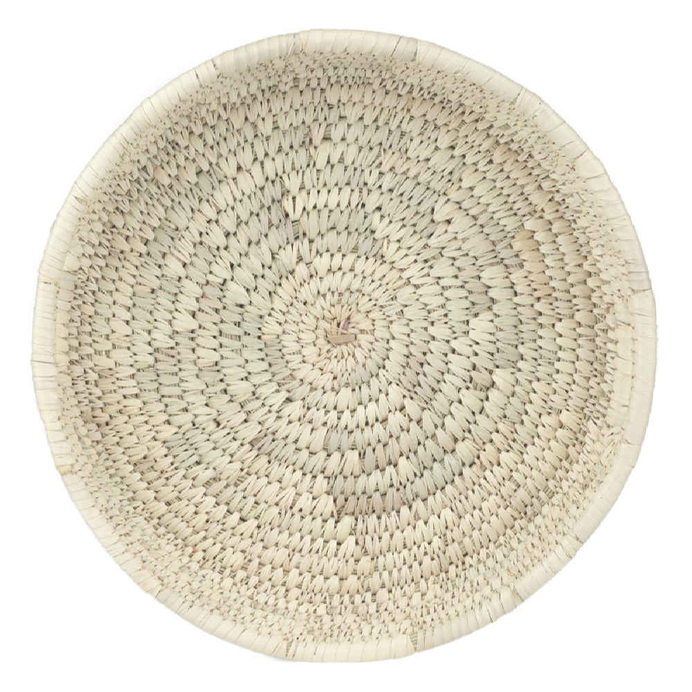 Panier de rangement en feuille de palmier tissé à la main persan modèle Atena