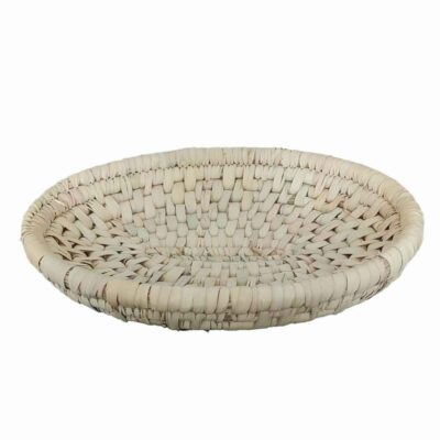 Panier en feuille de palmier tissé à la main persan modèle Roya