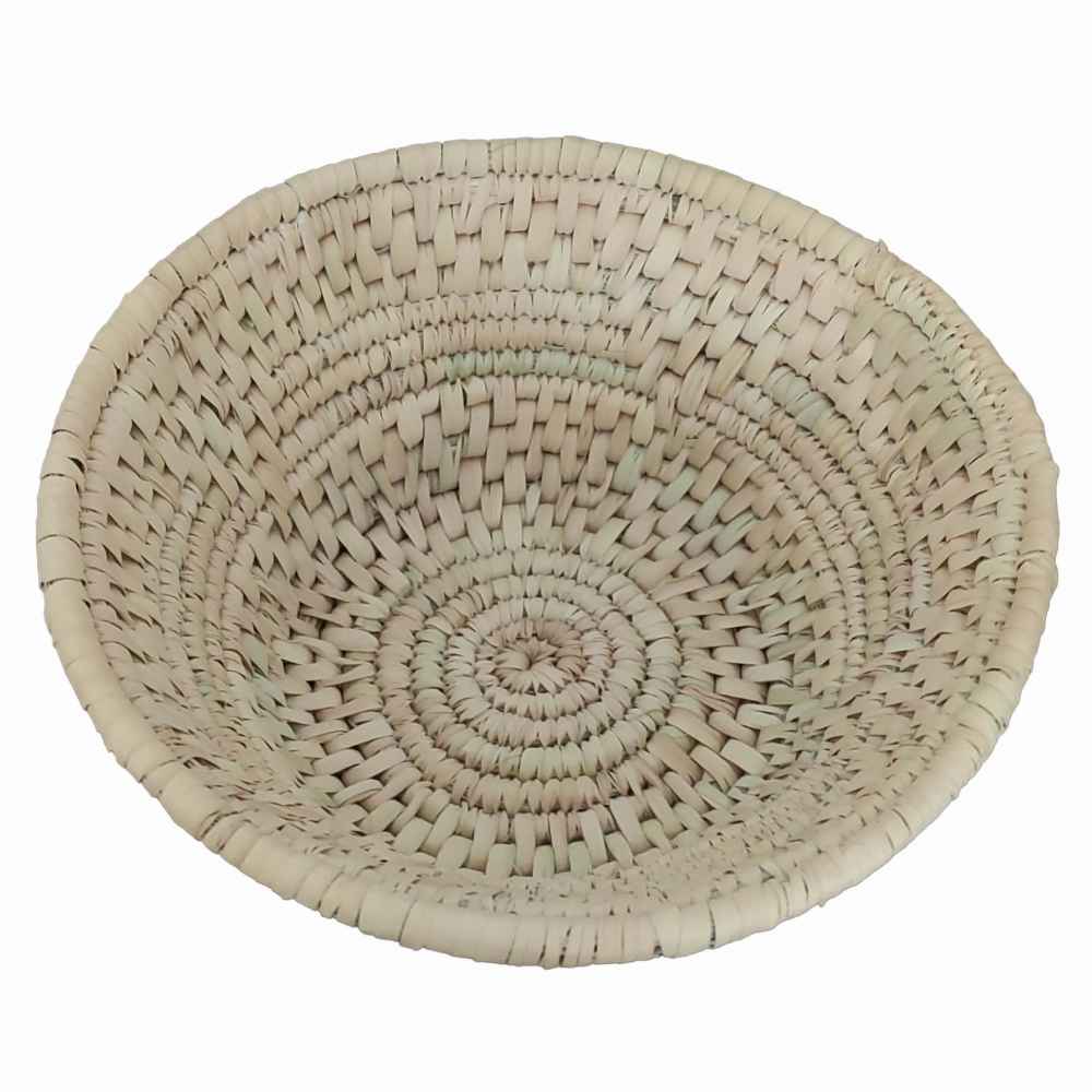 Panier de rangement en feuille de palmier tissé à la main persan modèle Tanin