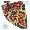 Floral Print Silk Scarf for Women - Luxe and Vibrant Taban Design