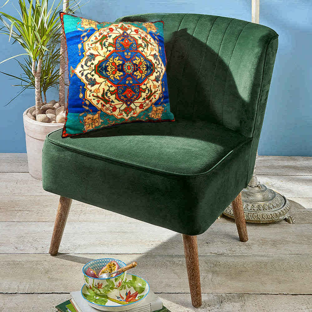 Housse de coussin en velours persan Modèle Haris (Set de 2)