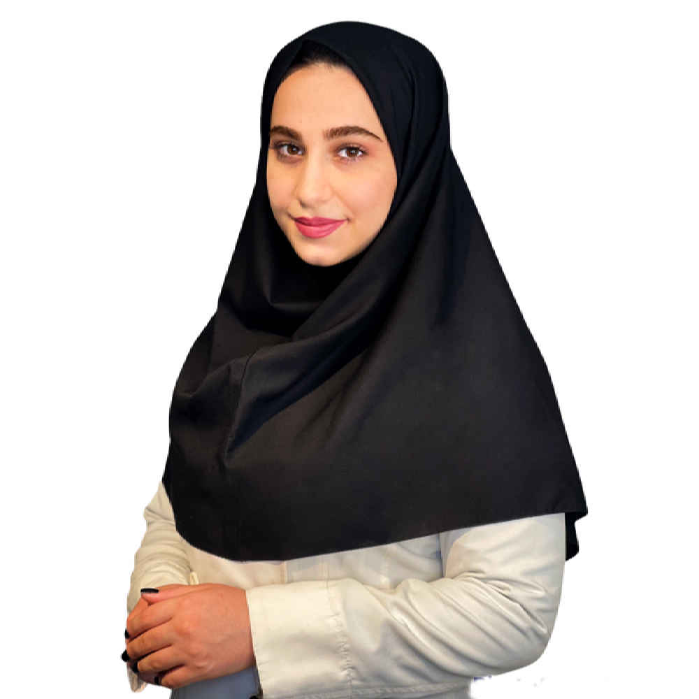 Hijab Maghnaeh Iranien pour Femmes - Modèle Bck90