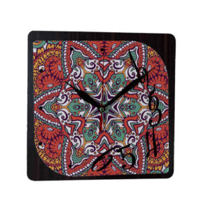 Horloge murale analogique inspirée de la Perse avec motif – Parto
