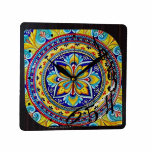 Horloge murale analogique inspirée de la Perse avec motif – Toranj