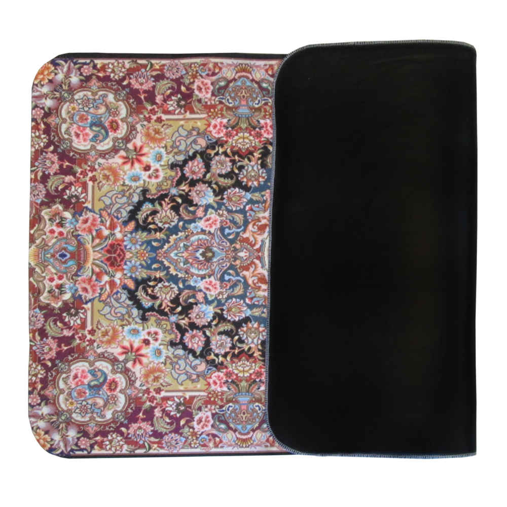 Paillasson d’intérieur pour la décoration – Antidérapant imprimé d’inspiration persane Floral II