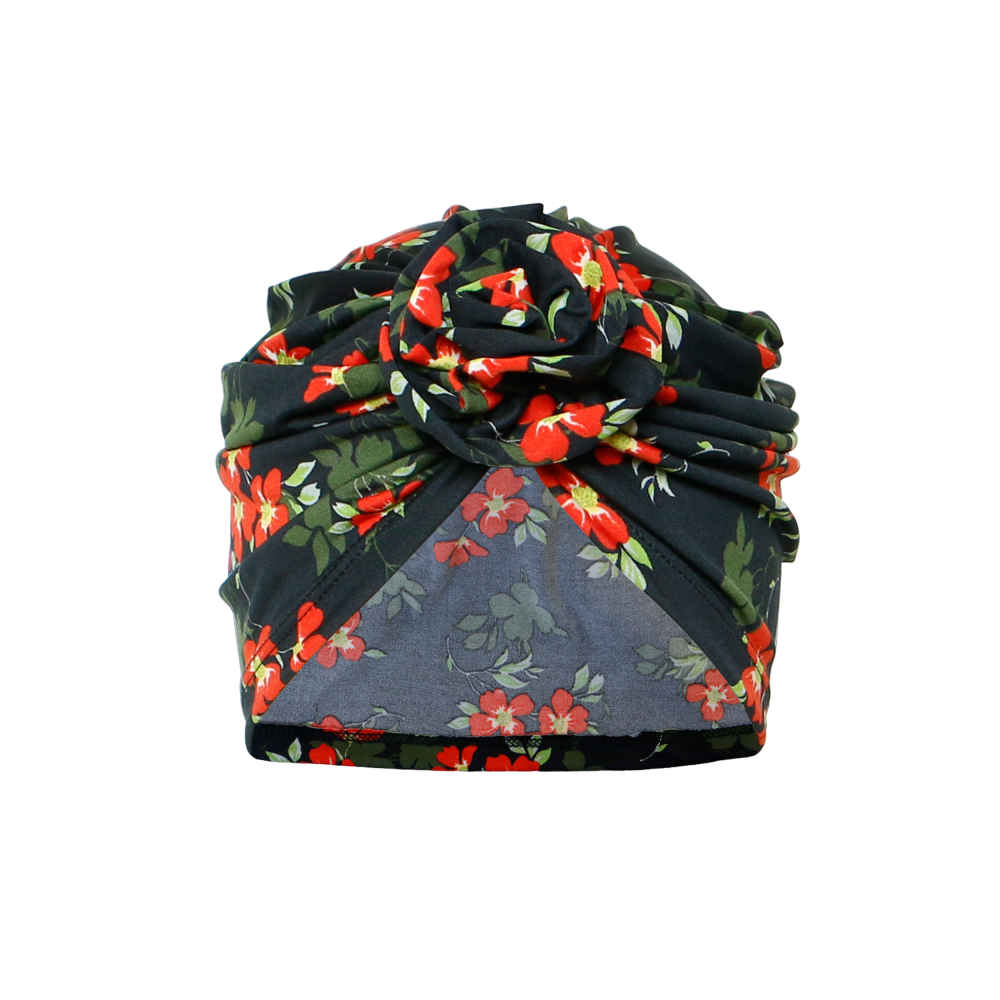 Ensemble de 3 turbans – Modèle Fleur