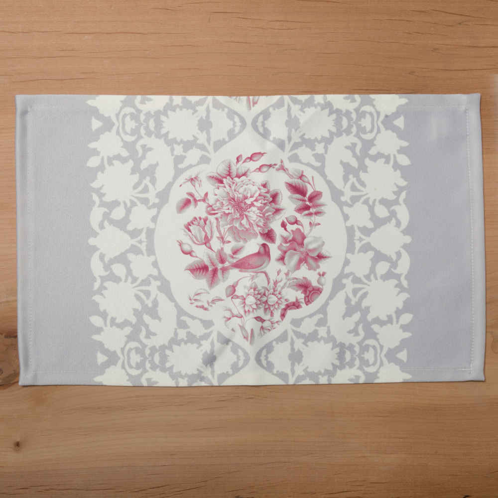 Set de 4 sets de table en tissu Sous l'assiette – Modèle Ahoo